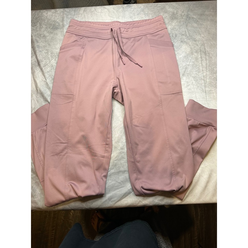 32 Degrees Heat Womens Mauve Pink Cargo Jogger Pants Drawstring Size S 0615